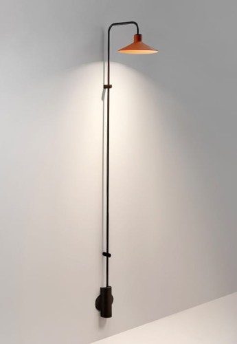 Lampa ścienna PLATET A/06 terracotta - BOVER