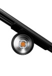Reflektor do szyny 3F MOVA M black-black - LED 27W, Flood 40°, 3000K, CRI:Premium>90, ON/OFF - MOLTO LUCE