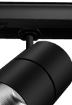 Reflektor do szyny 3F MOVA M black-black - LED 27W, Flood 40°, 3000K, CRI:Premium>90, ON/OFF - MOLTO LUCE