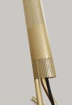 Lampa podłogowa RADENT mosiądz - 18W LED, 1550lm, 3000K, IP20, wys. 1475 mm - NUAD