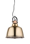 Lampa wisząca AMALFI L złoty - 25W LED, 220-230V, IP20, wys. max 170 cm