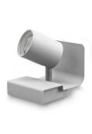 Oprawa ścienna lub sufitowa z pojedynczym regulowanym reflektorem PLURIEL PLUS matt white-matt white - LED 1x13W, ON-OFF, CRI95, 2700K - EXENIA