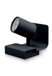 Oprawa ścienna lub sufitowa z pojedynczym regulowanym reflektorem PLURIEL PLUS matt black-matt black - LED 1x13W, ON-OFF, CRI95, 2700K - EXENIA
