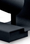 Oprawa ścienna lub sufitowa z pojedynczym regulowanym reflektorem PLURIEL PLUS matt black-matt black - LED 1x13W, ON-OFF, CRI95, 2700K - EXENIA
