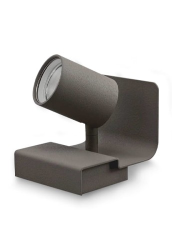 Oprawa ścienna lub sufitowa z pojedynczym regulowanym reflektorem PLURIEL PLUS concrete gray-concrete gray - LED 1x13W, ON-OFF, CRI95, 2700K - EXENIA