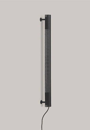 Kinkiet RADENT czarny - 9W LED, 990lm, 3000K, IP20, wys. 700 mm - NUAD