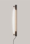 Kinkiet RADENT czarny - 9W LED, 990lm, 3000K, IP20, wys. 700 mm - NUAD