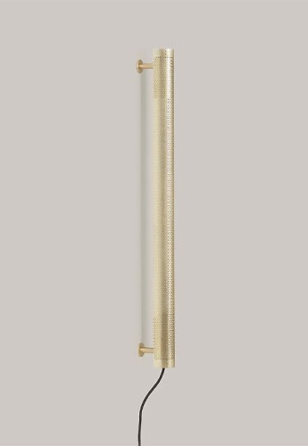 Kinkiet RADENT mosiądz - 9W LED, 990lm, 3000K, IP20, wys. 700 mm - NUAD