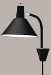 Kinkiet ARCON czarny-chrom - E14, 25W, IP20 - NUAD