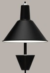 Kinkiet ARCON czarny-chrom - E14, 25W, IP20 - NUAD