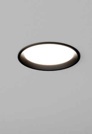 Oprawa sufitowa wewnętrzna wpuszczana MIDI RING rim LED M930 czarna - 19W, 3000K, CRI>90, IP20 - AQFORM
