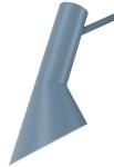 Lampa ścienna wewnętrzna z przełącznikiem AJ WALL dusty blue - 1x20 W E14, IP20 - LOUIS POULSEN