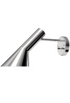 Lampa ścienna wewnętrzna z przełącznikiem AJ WALL stainless steel polished - 1x20 W E14, IP20 - LOUIS POULSEN