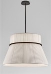 Lampa wisząca FOLIE S/60 white translucent ribbon - 15W LED E-27 A60, 100-240V 50/60Hz, IP20 - BOVER 