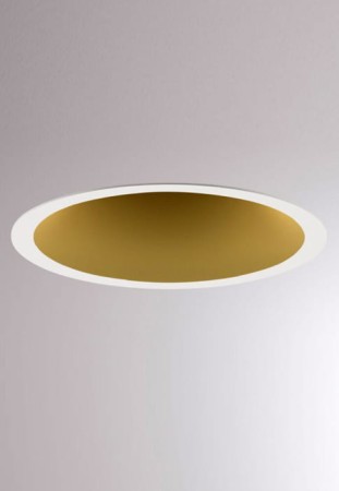 Oprawa oświetleniowa reflektor wpuszczany DARK NIGHT MEDIUM R white matt-gold - LED, 40°, 2700K, CRI >90, IP20 - MOLTO LUCE 