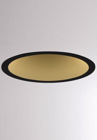 Oprawa oświetleniowa reflektor wpuszczany DARK NIGHT MEDIUM R black matt-gold - LED, 40°, 2700K, CRI >90 - MOLTO LUCE 