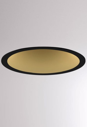 Oprawa oświetleniowa reflektor wpuszczany DARK NIGHT MEDIUM R black matt-gold - LED, 40°, 2700K, CRI >90 - MOLTO LUCE