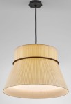 Lampa wisząca FOLIE S/60 cream translucent ribbon - 15W LED E-27 A60, 100-240V 50/60Hz, IP20 - BOVER
