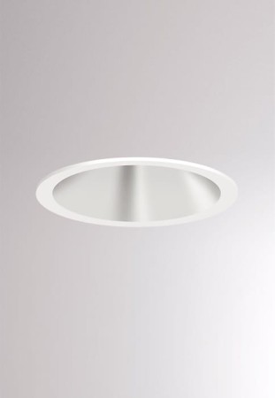 Oprawa oświetleniowa reflektor wpuszczany DARK NIGHT SMOLL R white matt-silver - LED, 40°, 2700K, CRI >90, IP20 - MOLTO LUCE 