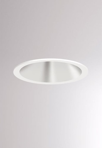 Oprawa oświetleniowa reflektor wpuszczany DARK NIGHT SMOLL R white matt-silver - LED, 40°, 2700K, CRI >90, IP20 - MOLTO LUCE