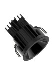 Oprawa oświetleniowa reflektor wpuszczany DARK NIGHT SMOLL R black matt-black - LED, 40°, 2700K, CRI >90, IP20 - MOLTO LUCE