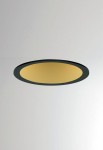 Oprawa oświetleniowa reflektor wpuszczany DARK NIGHT SMOLL R black matt-gold - LED, 40°, 2700K, CRI >90, IP20 - MOLTO LUCE
