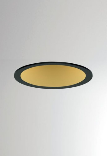 Oprawa oświetleniowa reflektor wpuszczany DARK NIGHT SMOLL R black matt-gold - LED, 40°, 2700K, CRI >90, IP20 - MOLTO LUCE