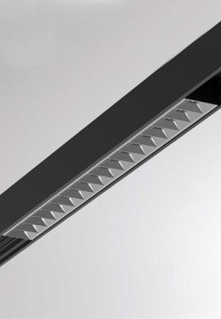 Oprawa oświetleniowa wkład świetlny MAGNETICS GRID EINSATZ dark chrome - LED 4W, 2700K, 60°, CRI>91, IP20, dł.150 mm - MOLTO LUCE