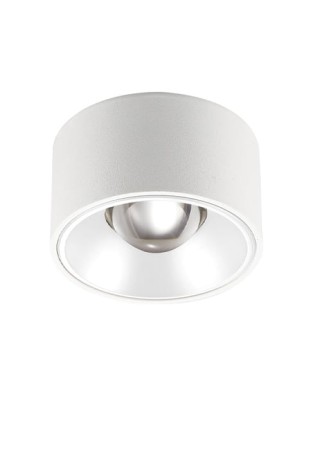 Oprawa sufitowa zewnętrzna 02152CEWW - LED 220V, 15W, 3000K, 1209lm, CRI>80, IP54, ø8x4,5cm, biała