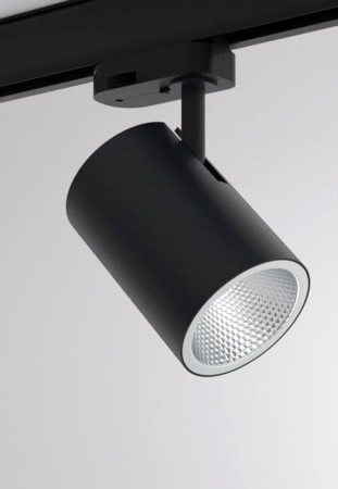 Oprawa oświetleniowa wewnętrzna DASH 2 TRACK TRACK SPOTLIGHT WITH 3 PH ADAPTER czarny - LED 10W, 17°, 2700K, CRI>91, IP20 - MOLTO LUCE 