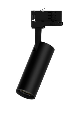Oprawa oświetleniowa szynowa DURA BEAM TRACK LIGHT ⌀60 - 20W, 220-230V, 36°, 3000K, 1700lm, IP20, czarny - DURA LAMP 