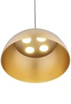 Lampa wisząca HEMISPHERE SUPER L GOLD - 12W LED, 220-230V, IP20, wys.155 cm