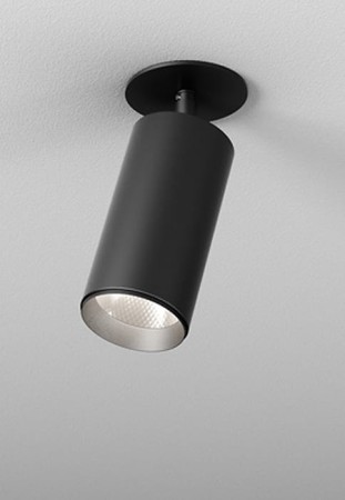 Oprawa oświetleniowa sufitowa wpuszczana wewnętrzna PET MIDI LED M927 18° G/K reflektor czarny - 8.5W, 2700K, 980lm, IP20 - AQFORM