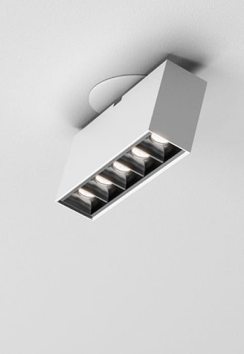 Oprawa oświetleniowa sufitowa wpuszczana wewnętrzna RAFTER points 14 LED M927 37° G/K reflektor biały struktura + optyka czarny - 5W, 2700K, 460lm, IP20 - AQFORM