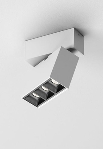 Oprawa oświetleniowa sufitowa natynkowa wewnętrzna RAFTER points 9 LED M927 37° reflektor biały + optyka czarny - 3W, 2700K, 300lm, IP20 - AQFORM