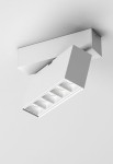 Oprawa oświetleniowa sufitowa natynkowa wewnętrzna RAFTER points 14 LED M927 37° reflektor biały + optyka biały - 7.5W, 2700K, 300lm, IP20 - AQFORM 