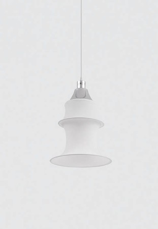Lampa wisząca FALKLAND 53 - 77W E27, IP20, wys.530 mm, tkanina 53 + obręcze stal nierdzewna - ARTEMIDE 