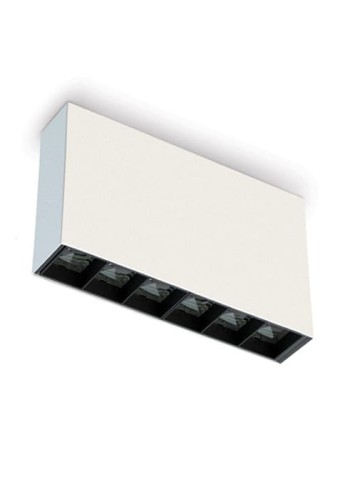 Oprawa oświetleniowa sufitowa wewnętrzna AXEL LINE CEILING 6 LED ON-OFF biały - 14W, 3000K, 1005lm, UGR<19 + raster, CRI>90, IP20 - CASTALDI LIGHTING