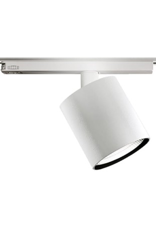 Oprawa oświetleniowa do szynoprzewodów 3-fazowych QUEENS 45 white - LED 37W, 3000K, Ra>85, 4450lm, 220-240V AC, ON-OFF - PANZERI