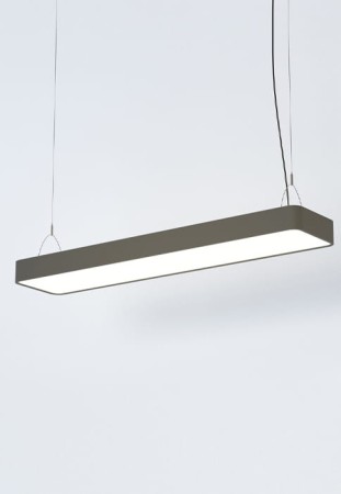 Lampa wisząca SOFT LED 90X20 grafitowy - 16W LED, 220-230V, IP20, wys.150 cm