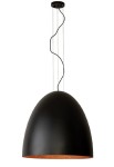 Lampa wisząca EGG XL czarny-miedź - 25W LED, 220-230V, IP20, wys.350 cm