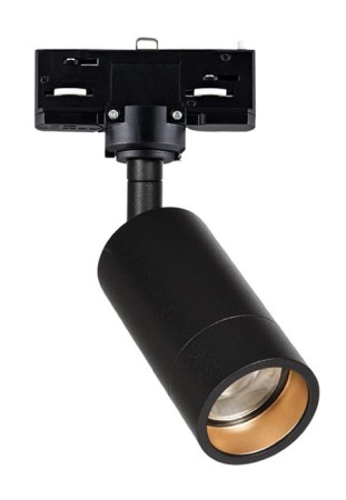 Oprawa oświetleniowa szynowa spot 230V, GU10/Par16, max 35W, dł.21cm, IP20, czarny