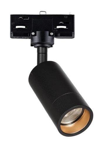 Oprawa oświetleniowa szynowa spot 230V, GU10/Par16, max 35W, dł.21cm, IP20, czarny