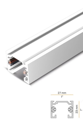 Szynoprzewód do montażu podwieszanego lub sufitowego do wnętrz SOHO OUT - 48V, 15A, 1000 mm, IP20, white - PANZERI