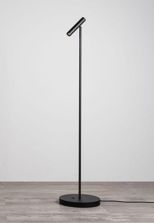 Lampa podłogowa FLASK SW czarna - 6.5W, 2700K, 539lm, IP20 - CHORS 