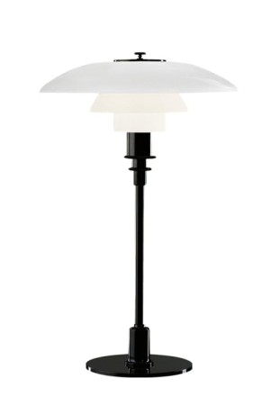 Lampa stołowa PH 3/2 czarny metalizowany - 40W, E14, IP20 - LOUIS POULSEN  