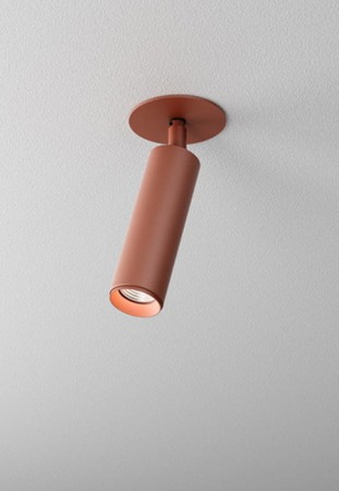 Oprawa oświetleniowa sufitowa wpuszczana wewnętrzna PET next mini LED M927 20° G/K reflektor terakota - 4.5W, 2700K, 450lm, IP20 - AQFORM