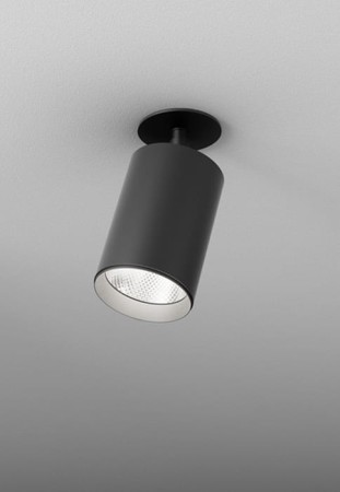 Oprawa oświetleniowa sufitowa wpuszczana wewnętrzna PET next maxi LED L927 19° G/K reflektor czarny - 11.5W, 2700K, 1290lm, IP20 - AQFORM