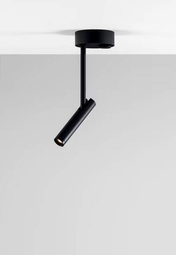 Oprawa oświetleniowa sufitowa wewnętrzna FLASK 15 ON SW TRIAC czarny - 6.5W, 2700K, 551lm, IP20 - CHORS