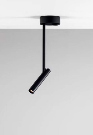 Oprawa oświetleniowa sufitowa wewnętrzna FLASK 30 ON SW TRIAC czarny - LED 6.5W, 2700K, 551lm, IP20 - CHORS 